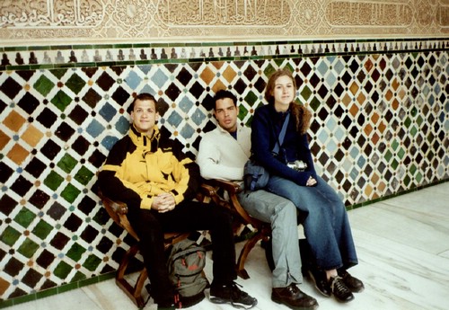 Helge, Friedrich y Mary en la Alhambra